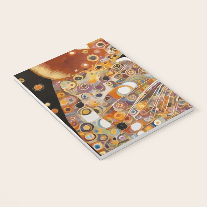 Klimt Cat with Almond Eyes Notebook Gallery Image 3