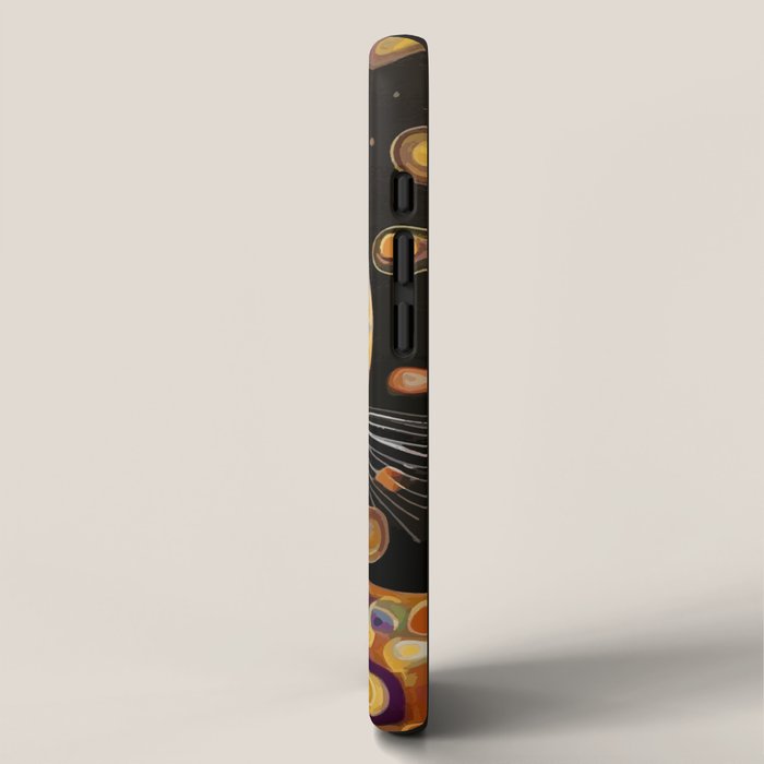 Klimt Cat with Almond Eyes iPhone Case Gallery Image 2