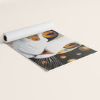 Klimt Cat with Almond Eyes Yoga Mat Gallery Image 2