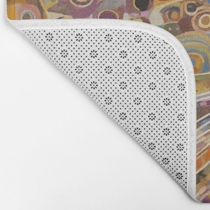 Klimt Cat with Almond Eyes Bath Mat Gallery Image 2