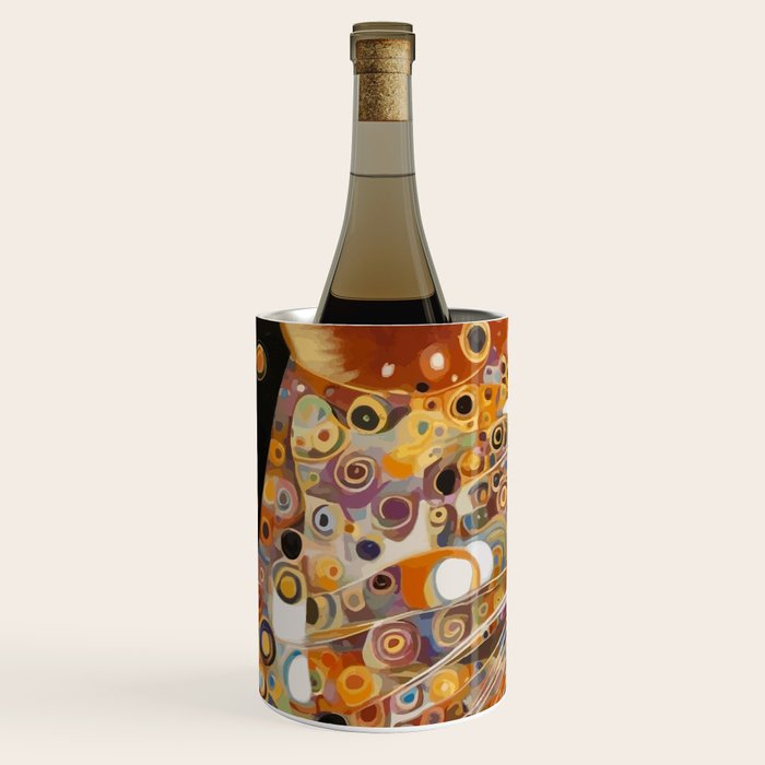 Klimt Cat with Almond Eyes Wine Chiller Gallery Image 2