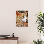 Klimt Cat with Almond Eyes Poster Gallery Image 2