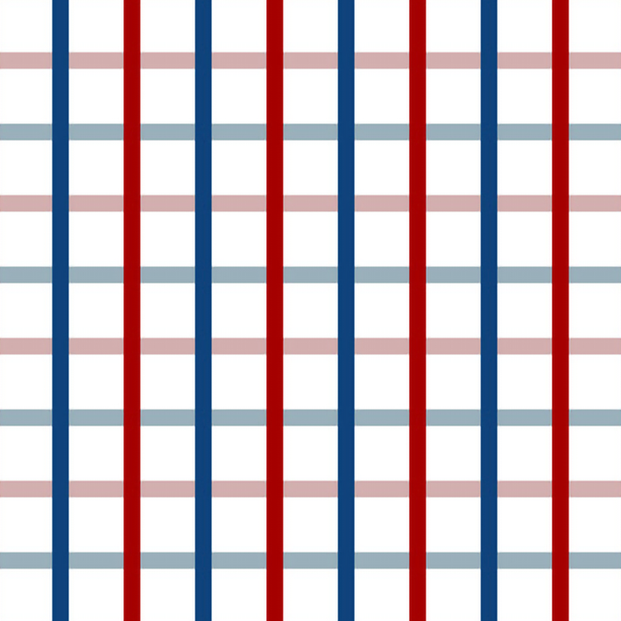 Blue Red Tattersall Plaid Pattern Coffee Mug Gallery Image 2