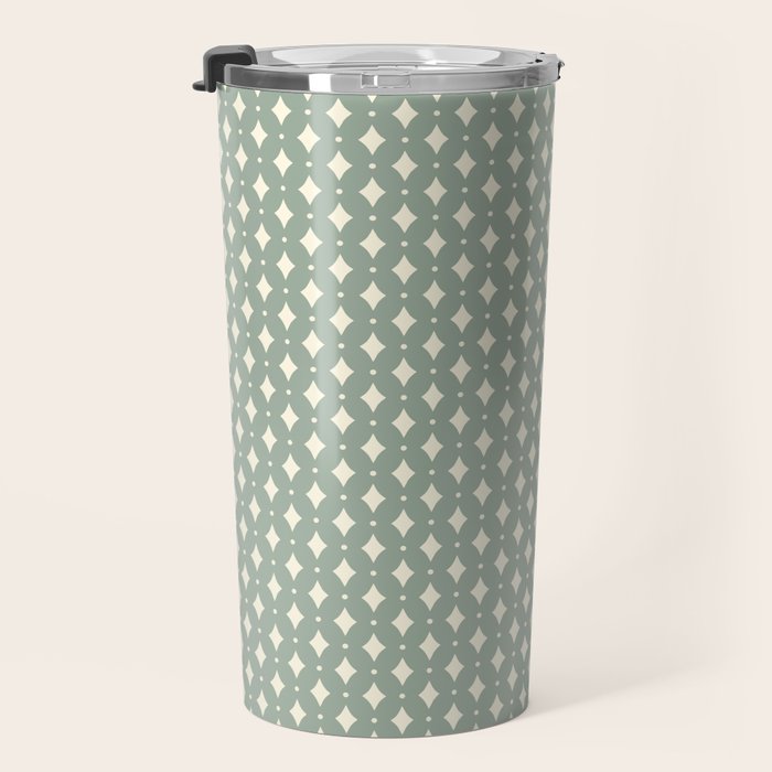Vintage Stars XIII Sage Green Travel Mug Gallery Image 3