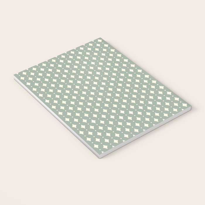 Vintage Stars XIII Sage Green Notebook Gallery Image 3