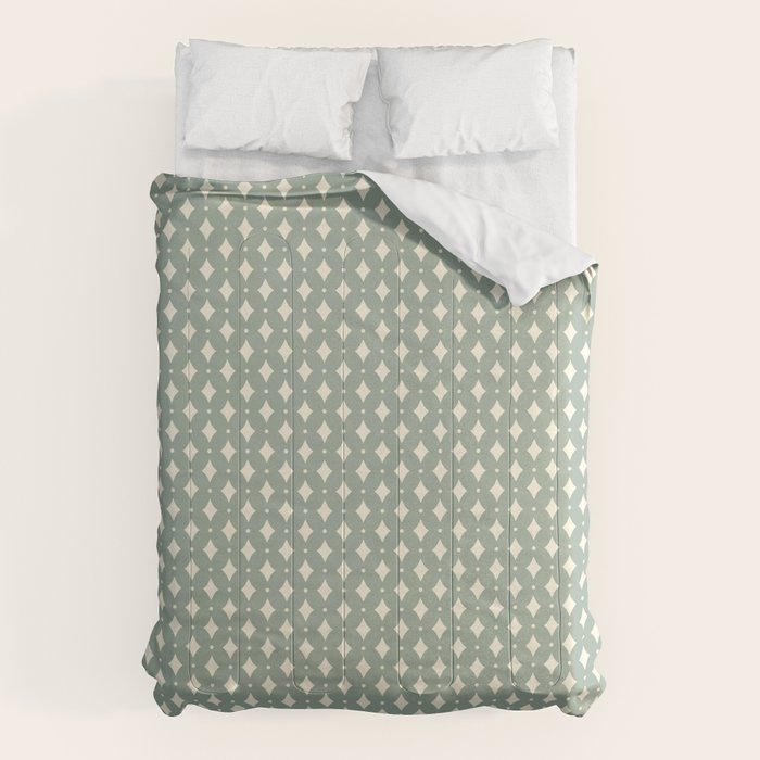 Vintage Stars XIII Sage Green Comforter Gallery Image 6
