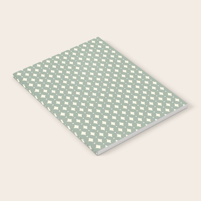 Vintage Stars XIII Sage Green Notebook Gallery Image 2