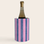 STRIPES - 005 - pink and blue Wine Chiller Gallery Image 1