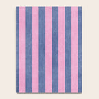 STRIPES - 005 - pink and blue Notebook Gallery Image 4