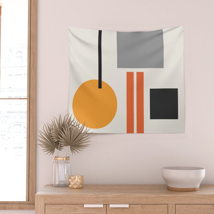 Mid Century 05 Wall Tapestry Gallery Image 2