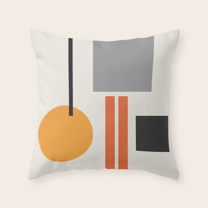 Mid Century 05 Throw Pillow Gallery Image 6