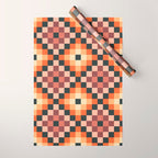 70s color squares pattern  Wrapping Paper Gallery Image 1