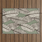 Banana Leaves Outdoor Rug Gallery Image 1