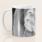 Even Lions Have Bad Days - The Lion Sleeps Tonight black and white photograph  Coffee Mug Gallery Image 3