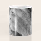 Even Lions Have Bad Days - The Lion Sleeps Tonight black and white photograph  Coffee Mug Gallery Image 4