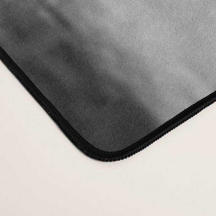 Even Lions Have Bad Days - The Lion Sleeps Tonight black and white photograph  Desk Mat Gallery Image 4