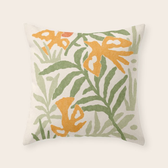 Golden Weavers Throw Pillow Gallery Image 6