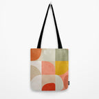 Shapes abstract pastel II Tote Bag Gallery Image 2