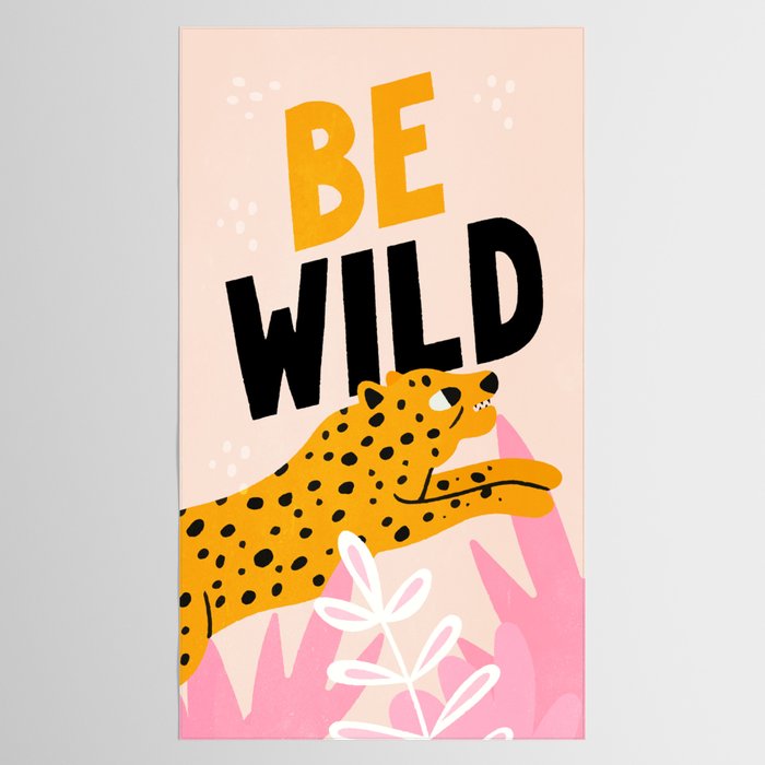 Be Wild: The Peach Edition Tablecloth Gallery Image 2