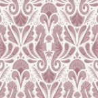 Seahorse Damask  Lilac Purple Coffee Mug Gallery Image 2