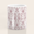 Seahorse Damask  Lilac Purple Coffee Mug Gallery Image 4