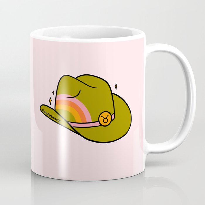Taurus Cowboy Hat Coffee Mug Gallery Image 1