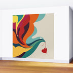 Love Message Wall Mural Gallery Image 2