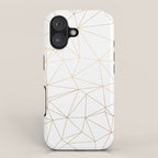 Geometric Gold Minimalist Design iPhone Case Gallery Image 1