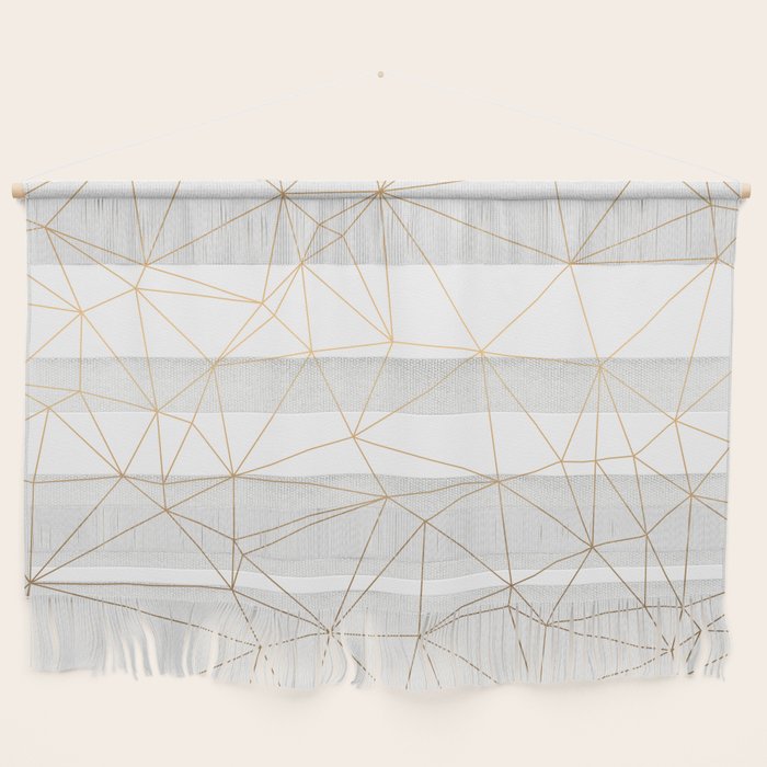 Geometric Gold Minimalist Design Wall Hanging Gallery Image 1