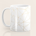 Geometric Gold Minimalist Design Coffee Mug Gallery Image 3