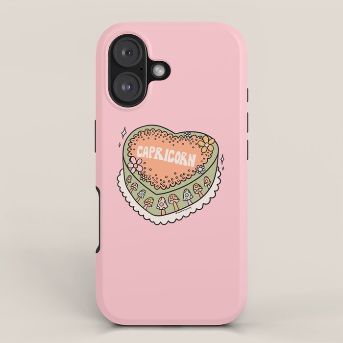 Capricorn Heart Cake iPhone Case Gallery Image 1