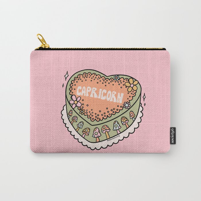Capricorn Heart Cake Carry All Pouch Gallery Image 1