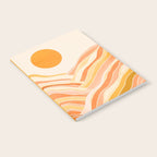 Golden Mountain Sunset / Abstract Landscape Notebook Gallery Image 2