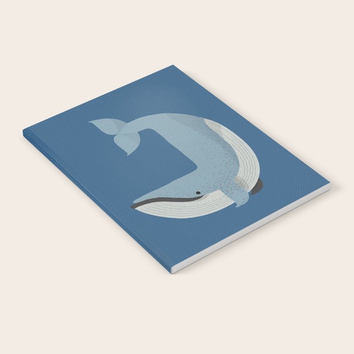 Whimsy Blue Whale Notebook Gallery Image 2