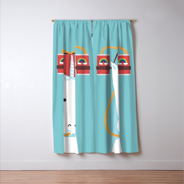 Rainbow Juice Window Curtain Gallery Image 3