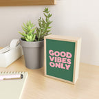Good Vibes Only Mini Art Print Gallery Image 2