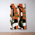 Abstract Female Figure 20 Window Curtain Gallery Image 3