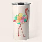 FLAMINGO PARTY Travel Mug Gallery Image 1
