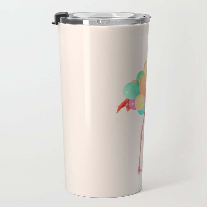 FLAMINGO PARTY Travel Mug Gallery Image 3