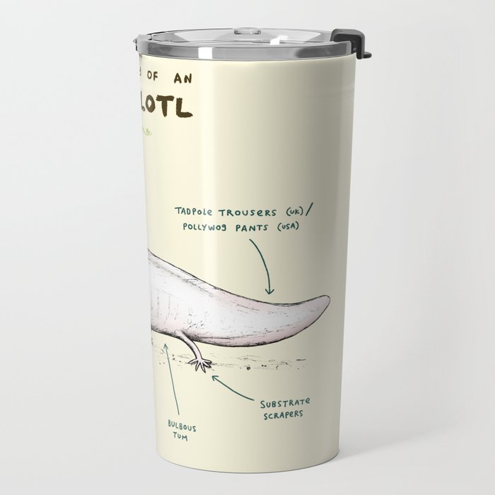 Anatomy of an Axolotl Travel Mug Gallery Image 2