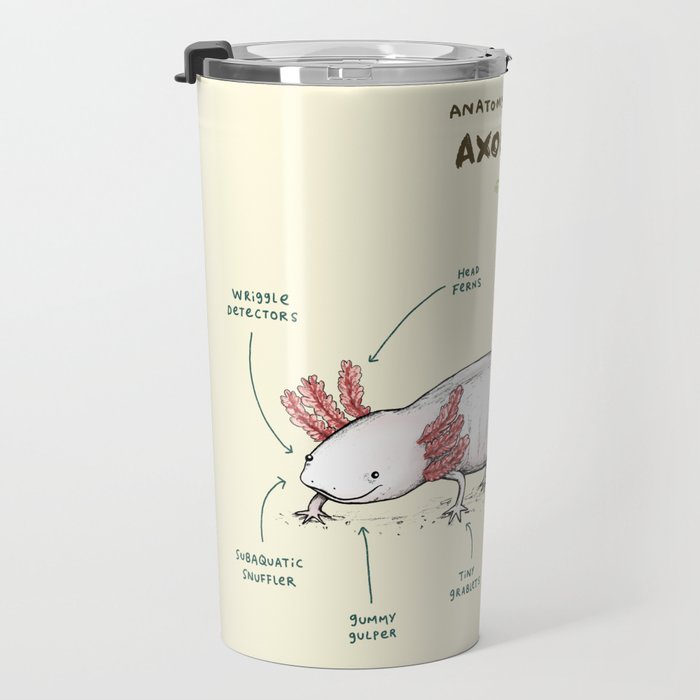 Anatomy of an Axolotl Travel Mug Gallery Image 3