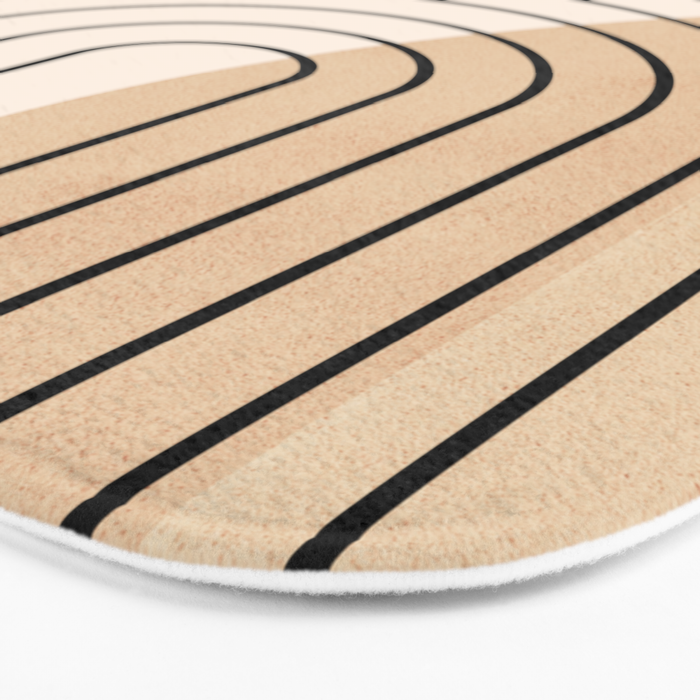 Abstraction_NEW_SUN_DAWN_MOUNTAINS_LINE_POP_ART_008B Bath Mat Gallery Image 3