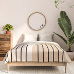 Abstraction_NEW_SUN_DAWN_MOUNTAINS_LINE_POP_ART_008B Comforter Gallery Image 3