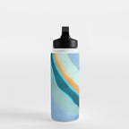 Abstract Blue Fluid Water Bottle Gallery Image 3
