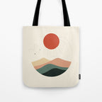 Cat Landscape 137: Holding up the Sun for you Tote Bag Gallery Image 1