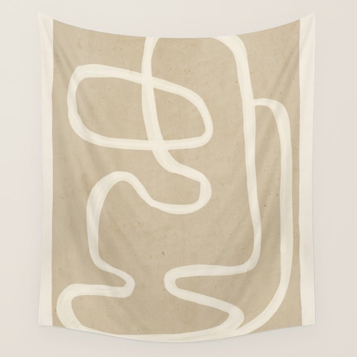 Abstract Lines 27 Wall Tapestry Gallery Image 1