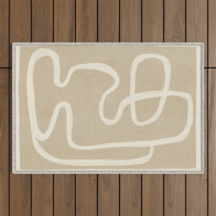 Abstract Lines 27 Outdoor Rug Gallery Image 1