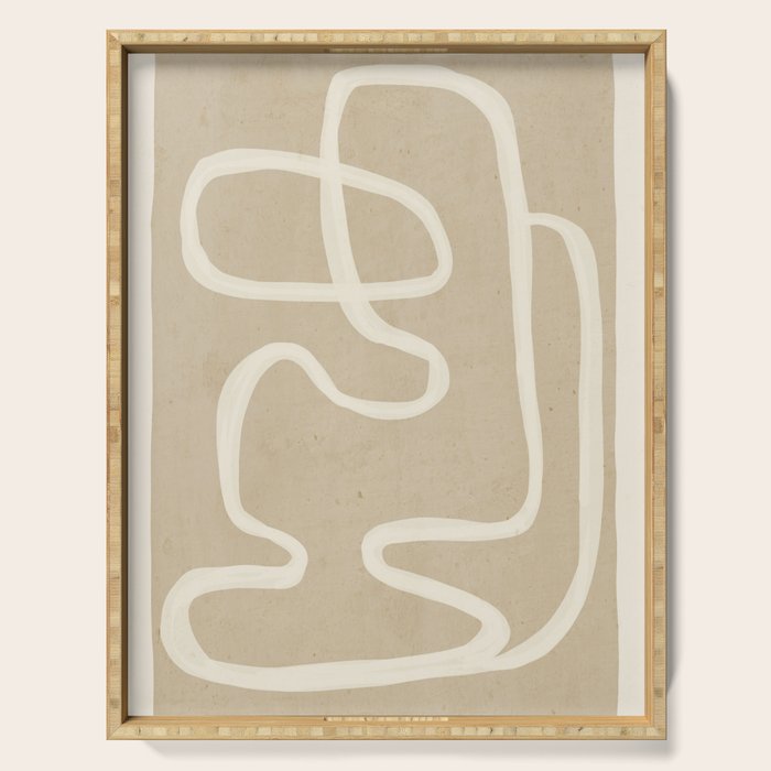 Abstract Lines 27 Serving Tray Gallery Image 1