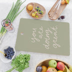 You Are Doing Great Sage Green Cutting Board Gallery Image 2