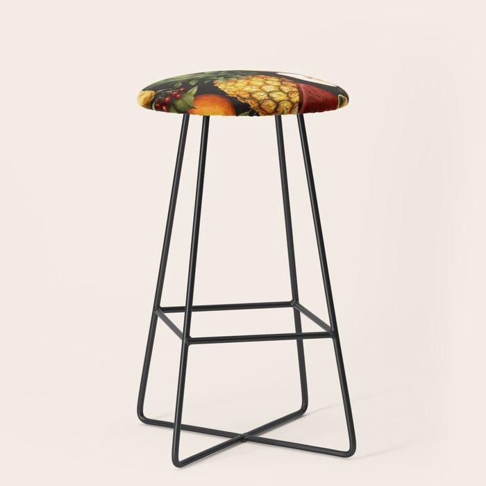 Fruits Botanical Art 1 Stool Gallery Image 1
